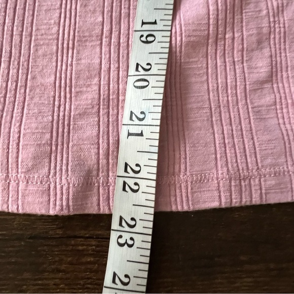 Anthropologie Pilcro Sustainable Ribbed Tank Top In Pink Size Medium Stretch - Picture 12 of 13